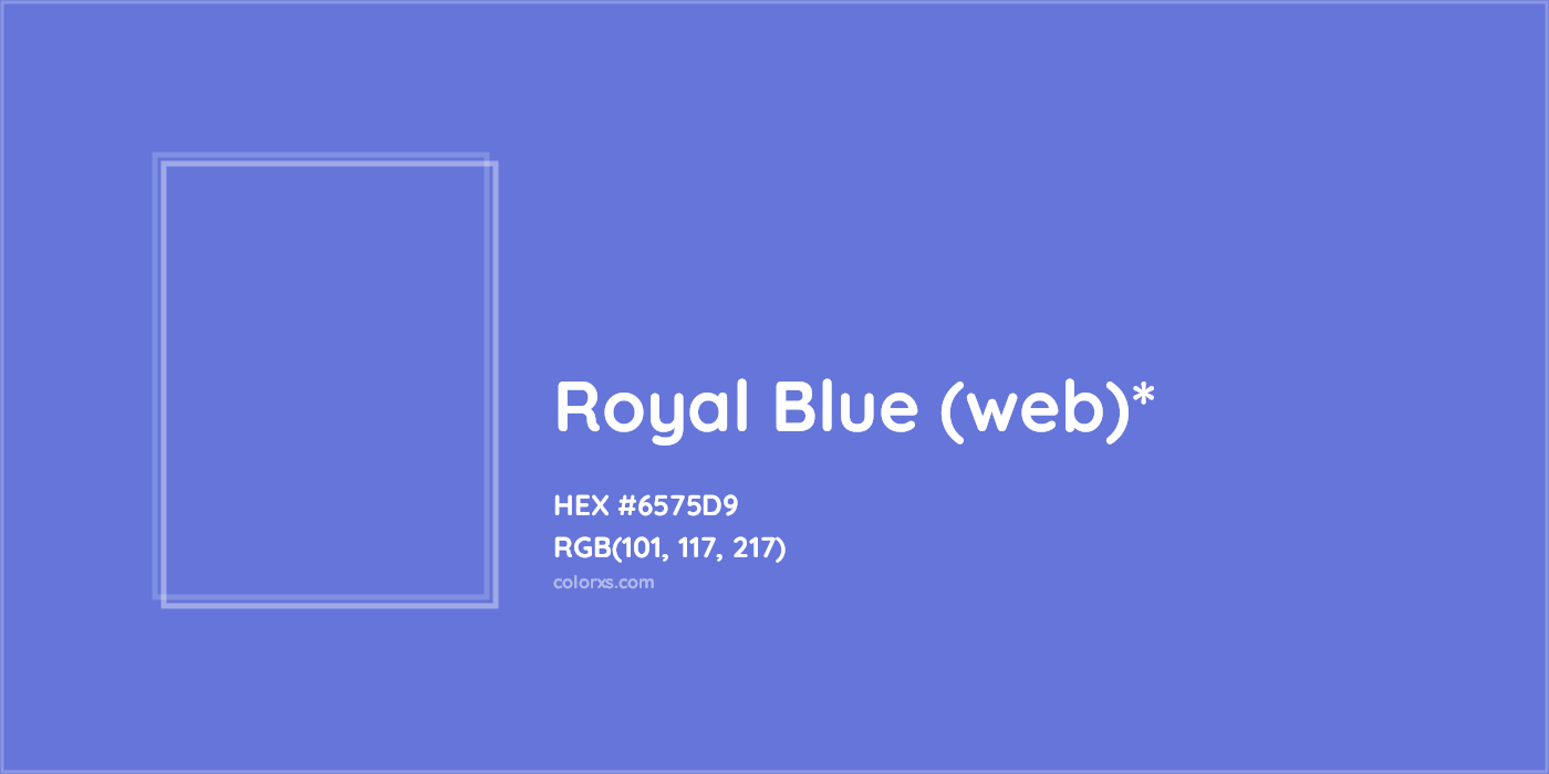 HEX #6575D9 Color Name, Color Code, Palettes, Similar Paints, Images