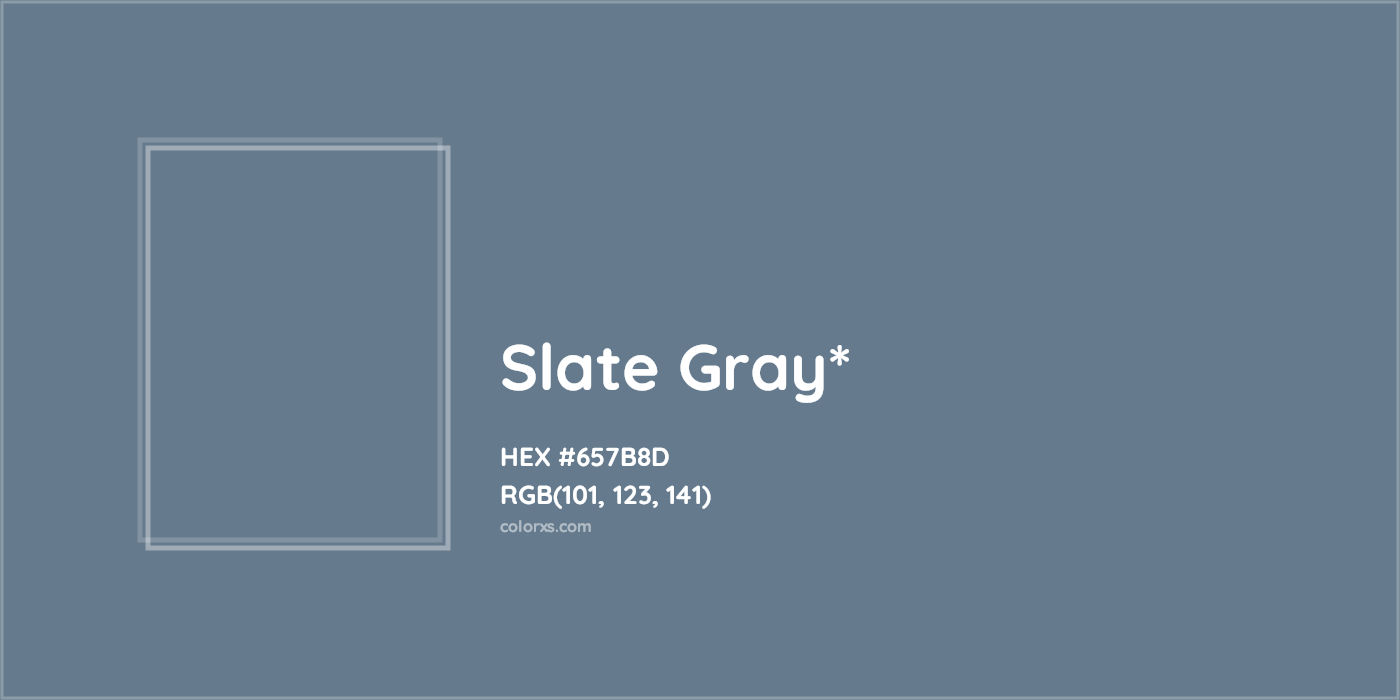 HEX #657B8D Color Name, Color Code, Palettes, Similar Paints, Images