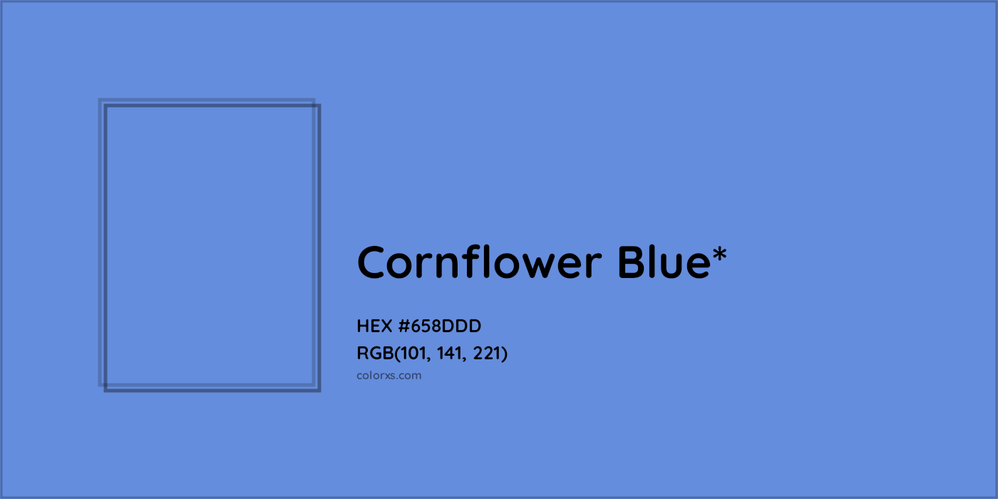 HEX #658DDD Color Name, Color Code, Palettes, Similar Paints, Images