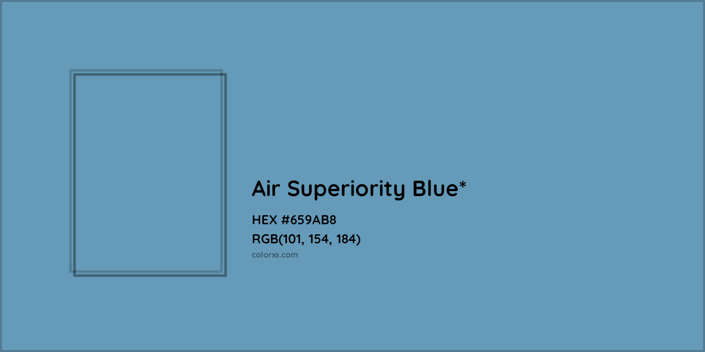 HEX #659AB8 Color Name, Color Code, Palettes, Similar Paints, Images