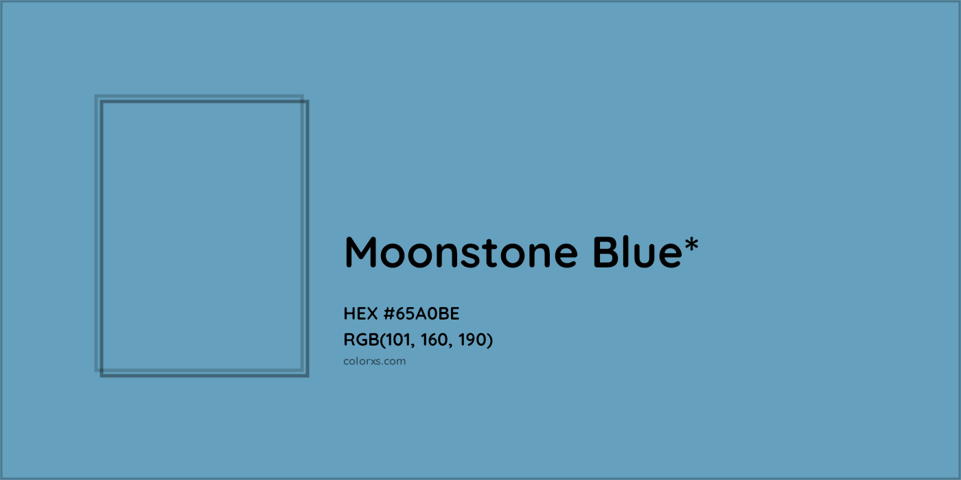 HEX #65A0BE Color Name, Color Code, Palettes, Similar Paints, Images