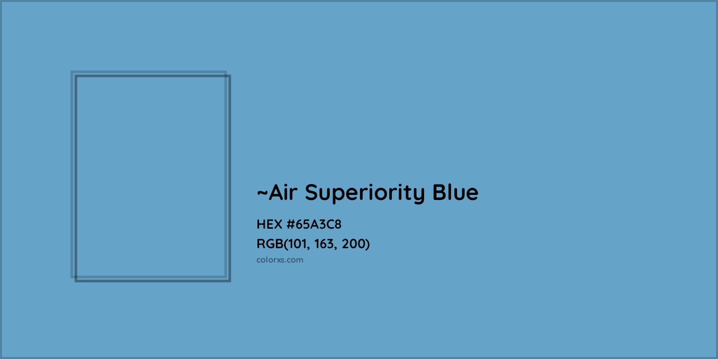 HEX #65A3C8 Color Name, Color Code, Palettes, Similar Paints, Images