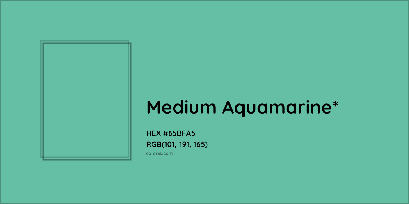 HEX #65BFA5 Color Name, Color Code, Palettes, Similar Paints, Images