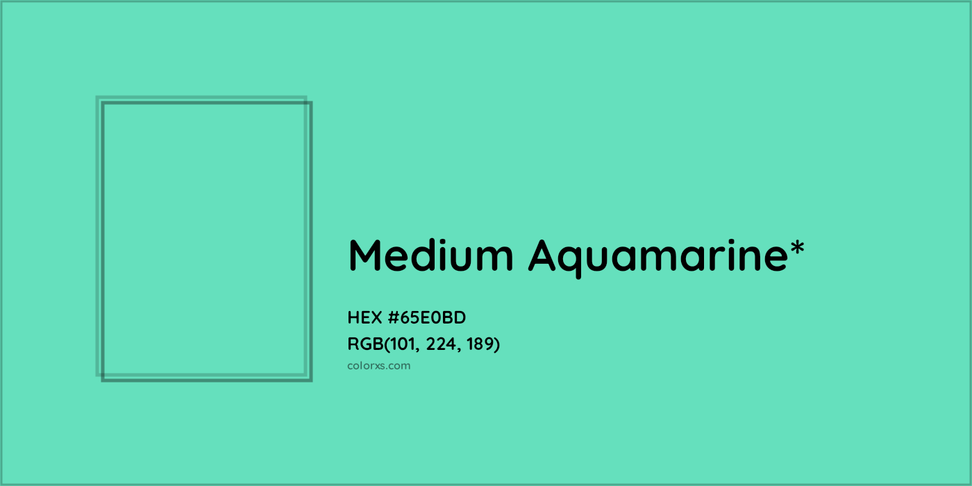 HEX #65E0BD Color Name, Color Code, Palettes, Similar Paints, Images