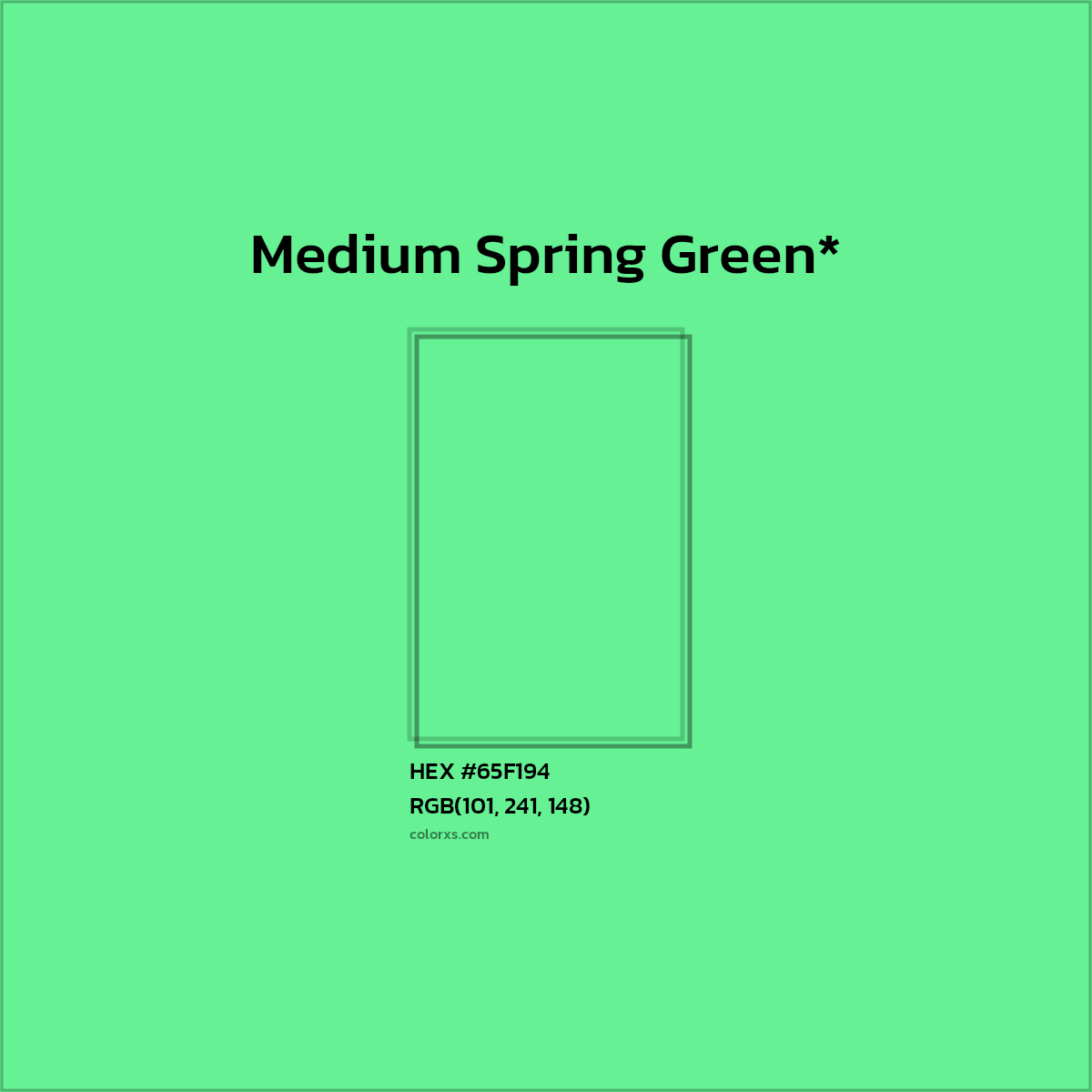 HEX #65F194 Color Name, Color Code, Palettes, Similar Paints, Images