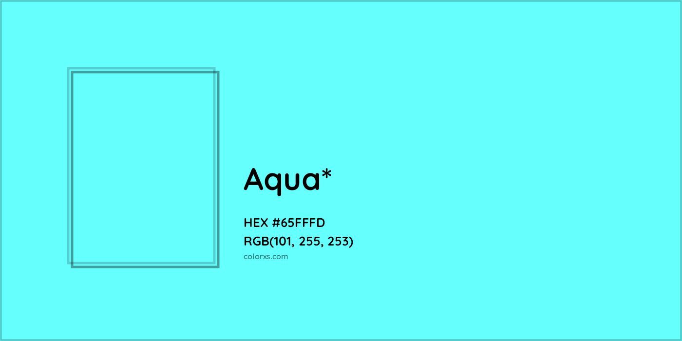 HEX #65FFFD Color Name, Color Code, Palettes, Similar Paints, Images