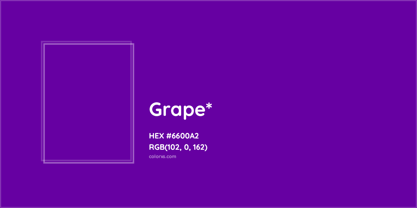 HEX #6600A2 Color Name, Color Code, Palettes, Similar Paints, Images