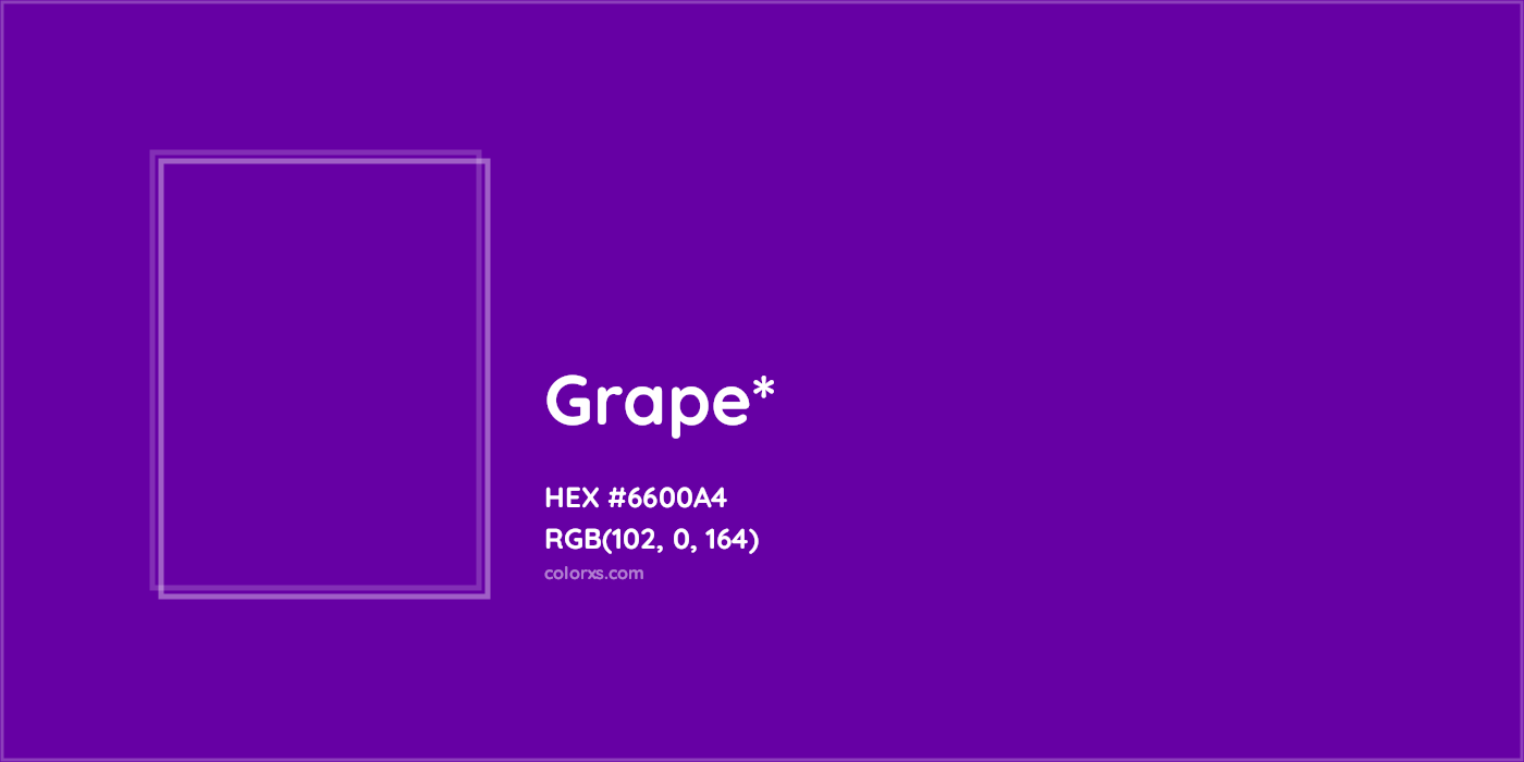 HEX #6600A4 Color Name, Color Code, Palettes, Similar Paints, Images
