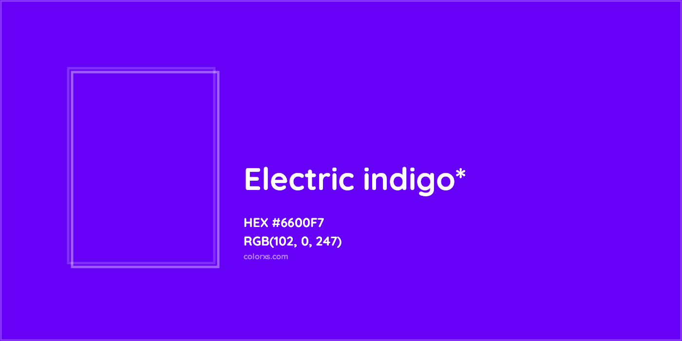 HEX #6600F7 Color Name, Color Code, Palettes, Similar Paints, Images
