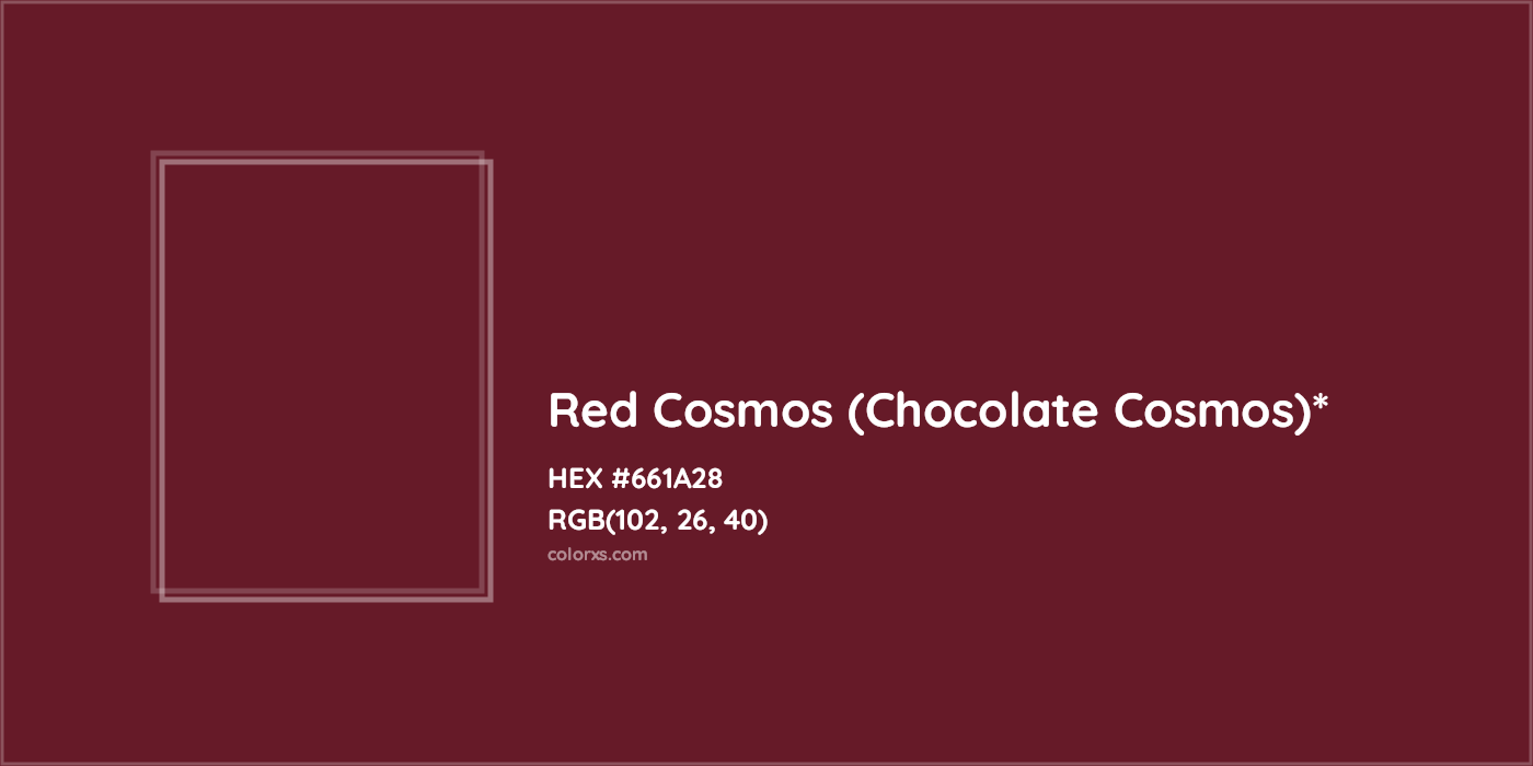 HEX #661A28 Color Name, Color Code, Palettes, Similar Paints, Images