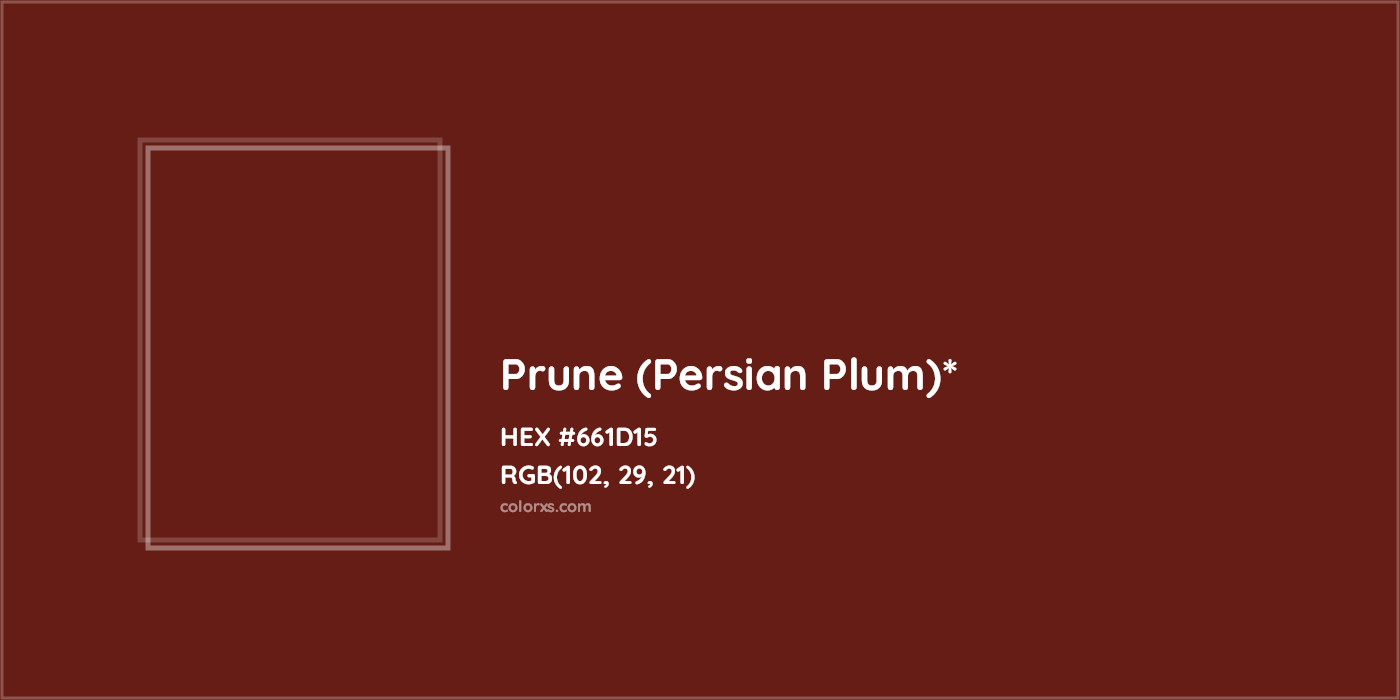 HEX #661D15 Color Name, Color Code, Palettes, Similar Paints, Images