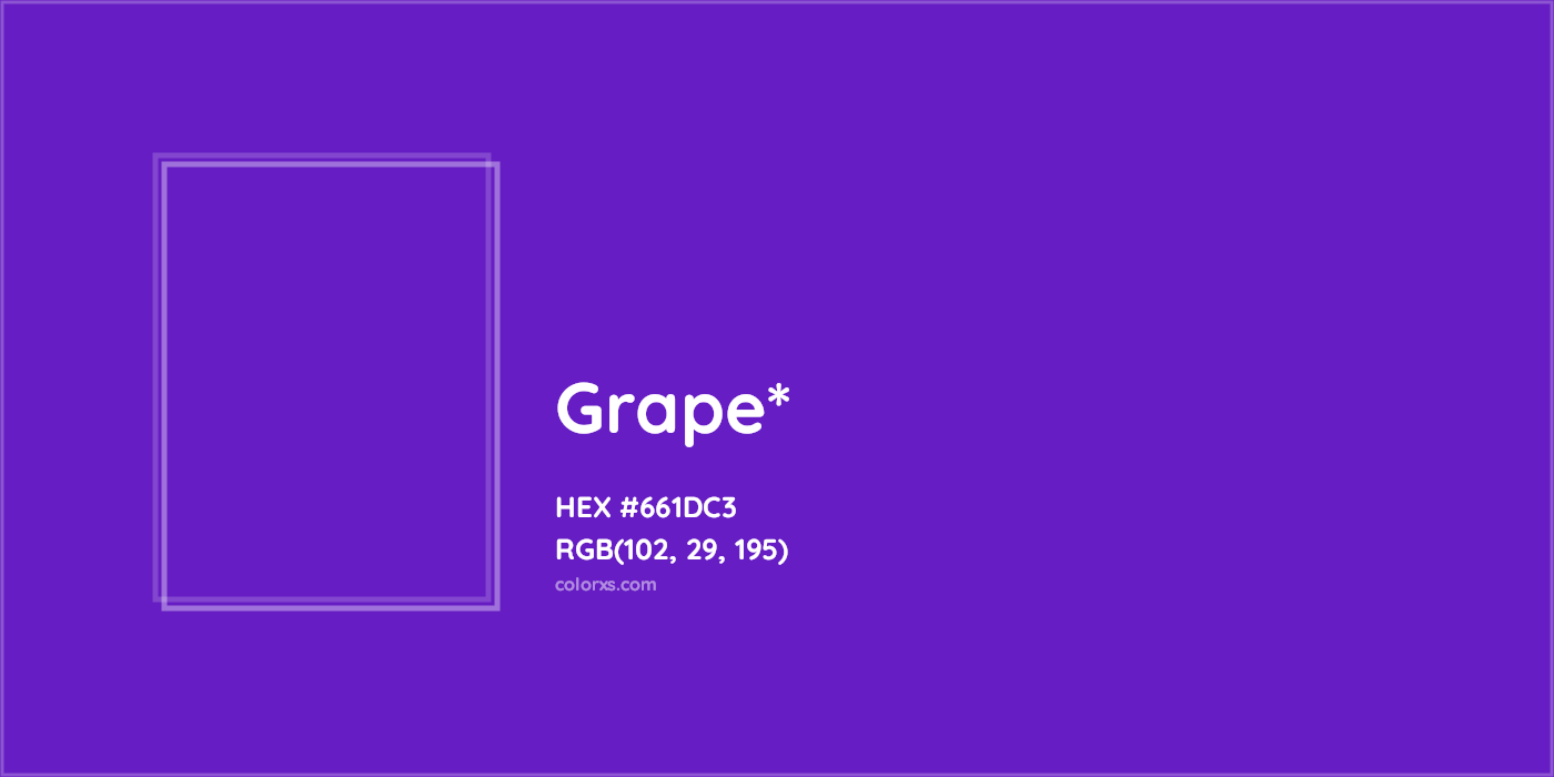 HEX #661DC3 Color Name, Color Code, Palettes, Similar Paints, Images