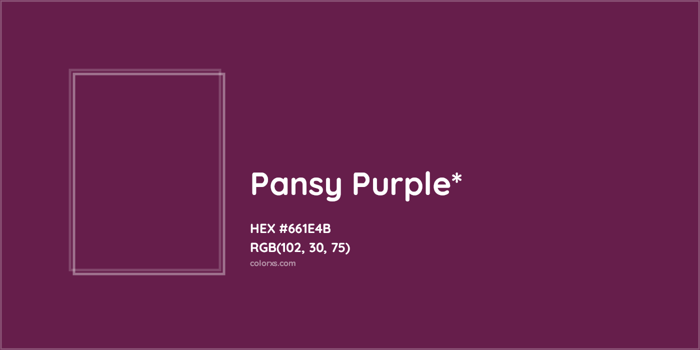 HEX #661E4B Color Name, Color Code, Palettes, Similar Paints, Images