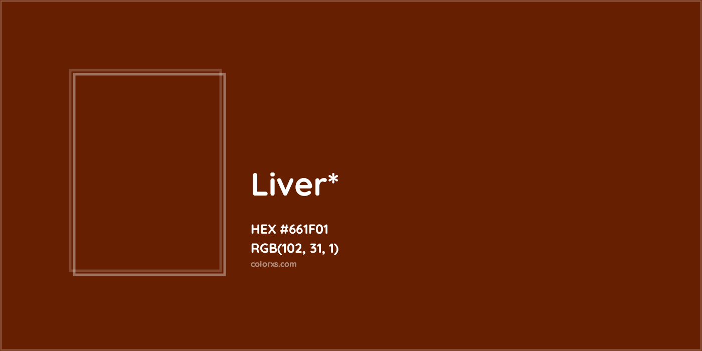 HEX #661F01 Color Name, Color Code, Palettes, Similar Paints, Images