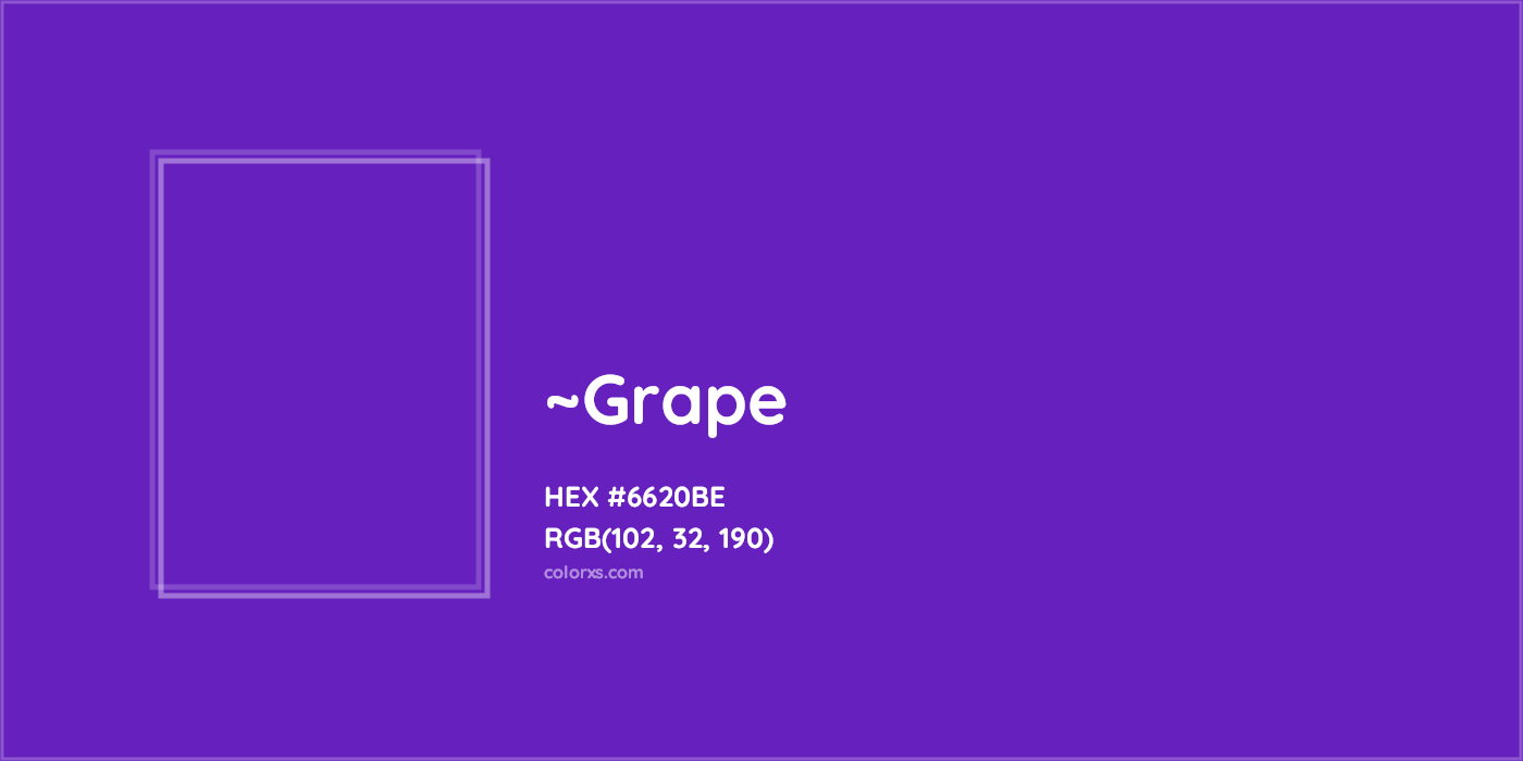 HEX #6620BE Color Name, Color Code, Palettes, Similar Paints, Images