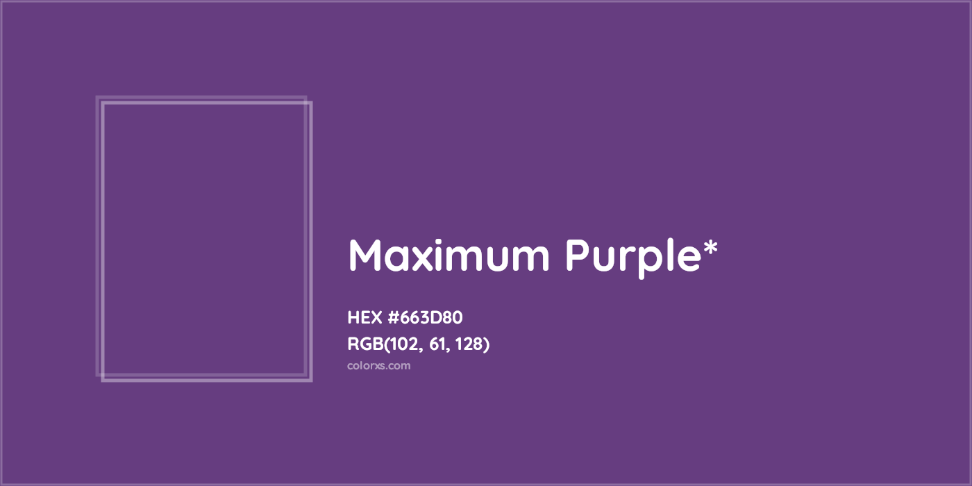 HEX #663D80 Color Name, Color Code, Palettes, Similar Paints, Images