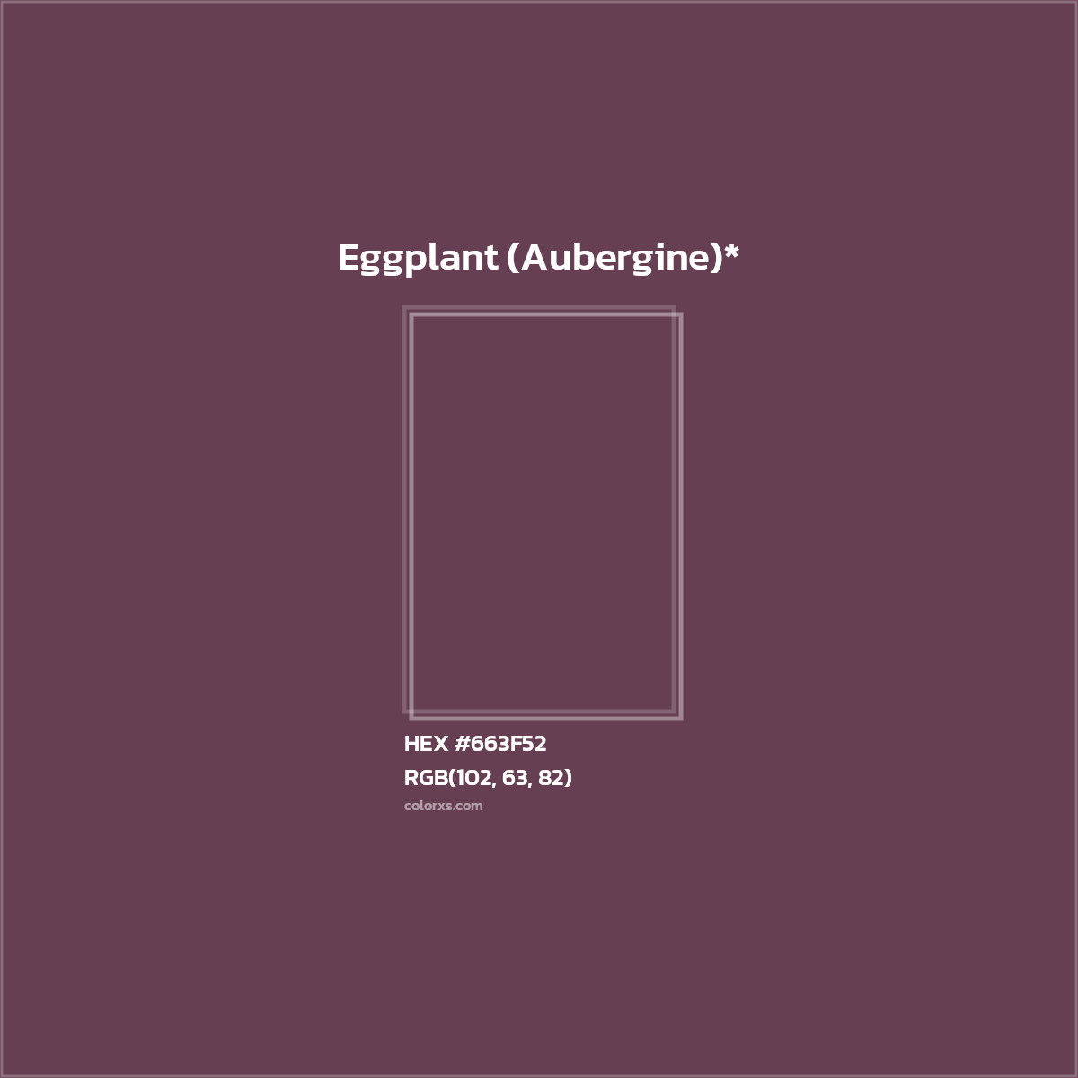 HEX #663F52 Color Name, Color Code, Palettes, Similar Paints, Images