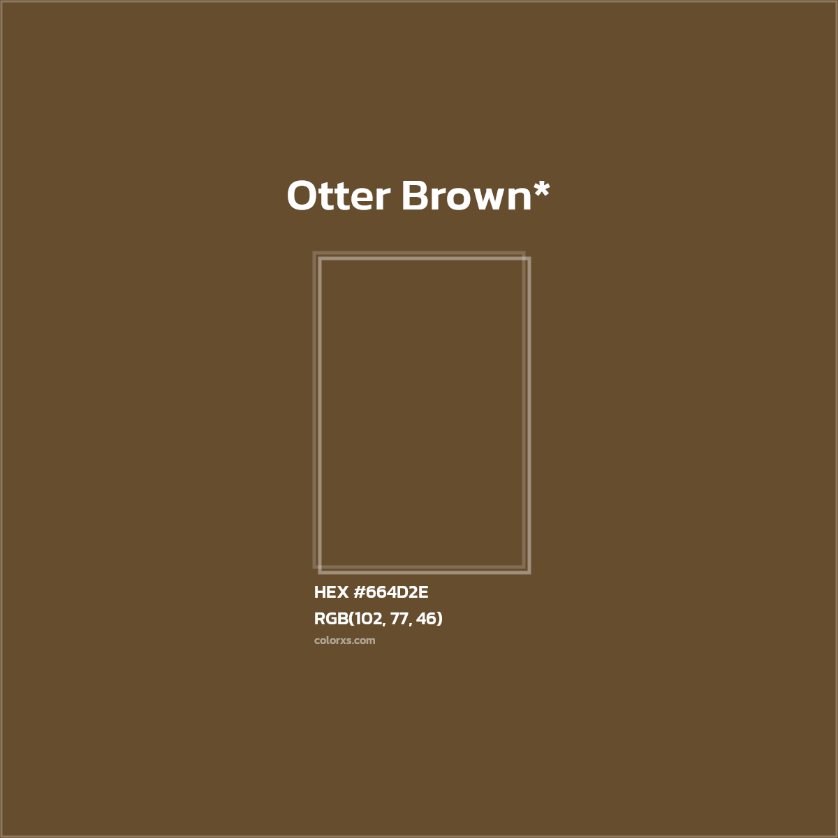 HEX #664D2E Color Name, Color Code, Palettes, Similar Paints, Images