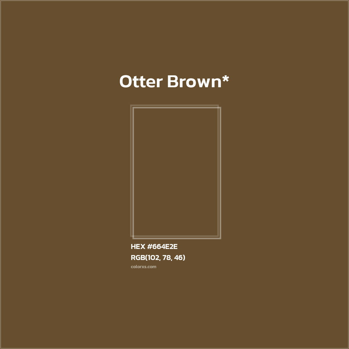 HEX #664E2E Color Name, Color Code, Palettes, Similar Paints, Images