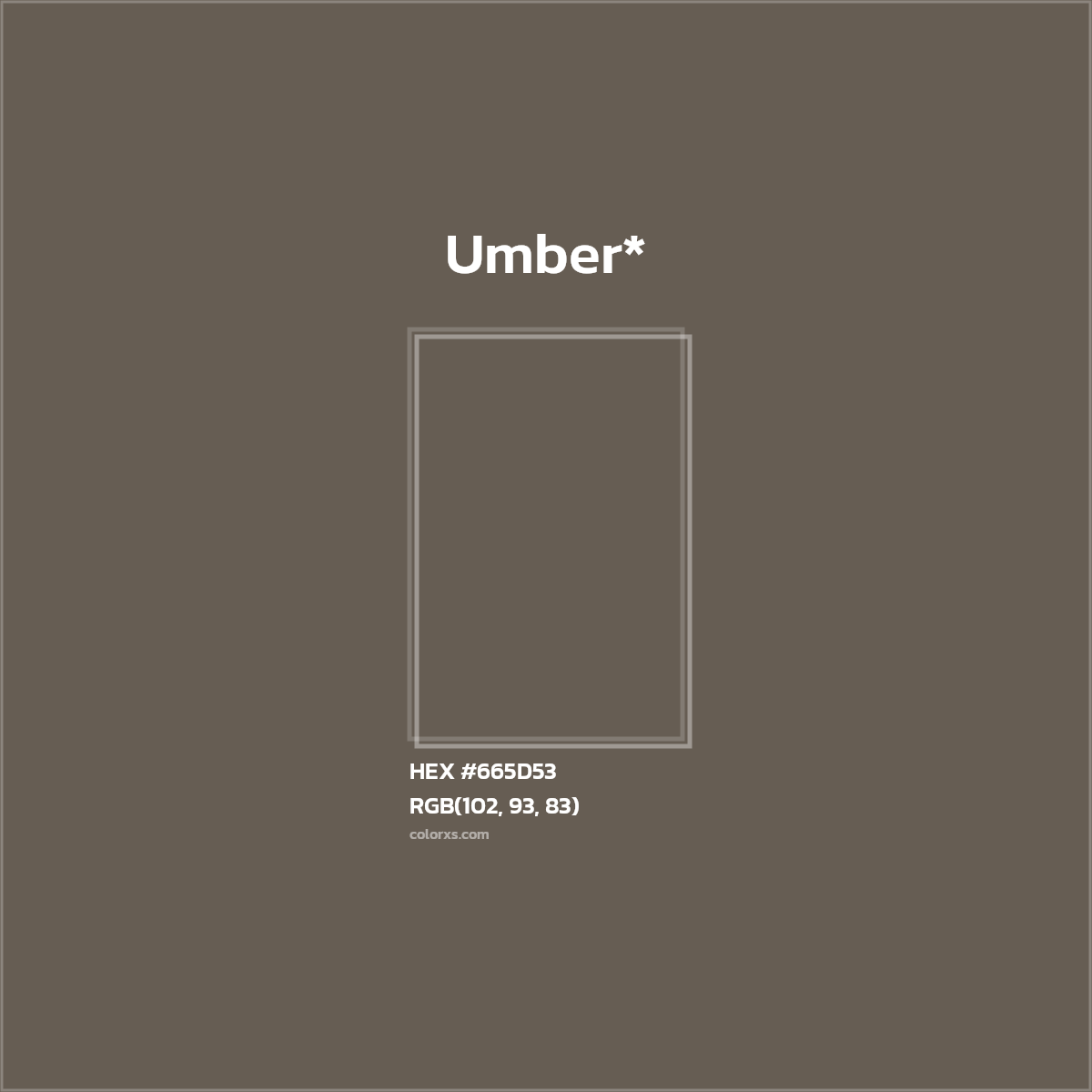 HEX #665D53 Color Name, Color Code, Palettes, Similar Paints, Images