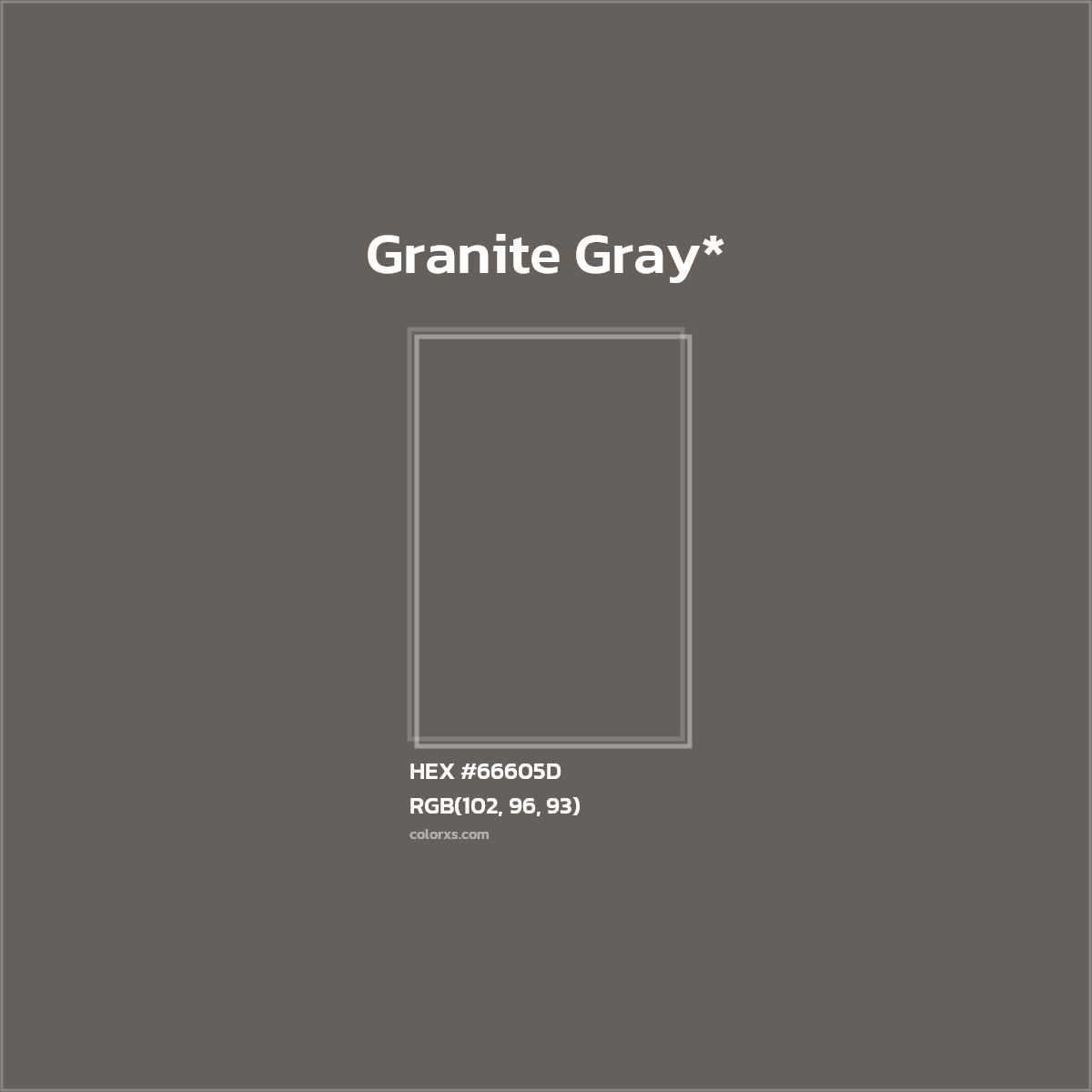HEX #66605D Color Name, Color Code, Palettes, Similar Paints, Images