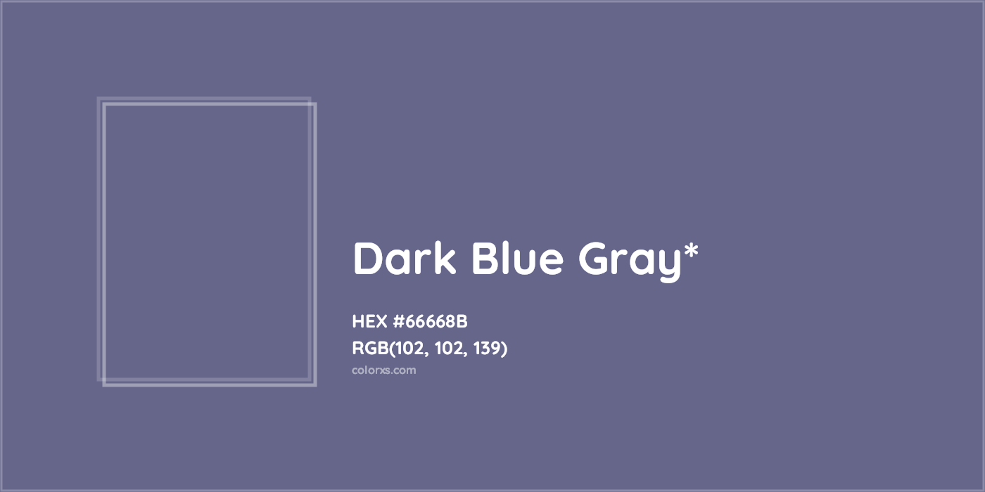 HEX #66668B Color Name, Color Code, Palettes, Similar Paints, Images