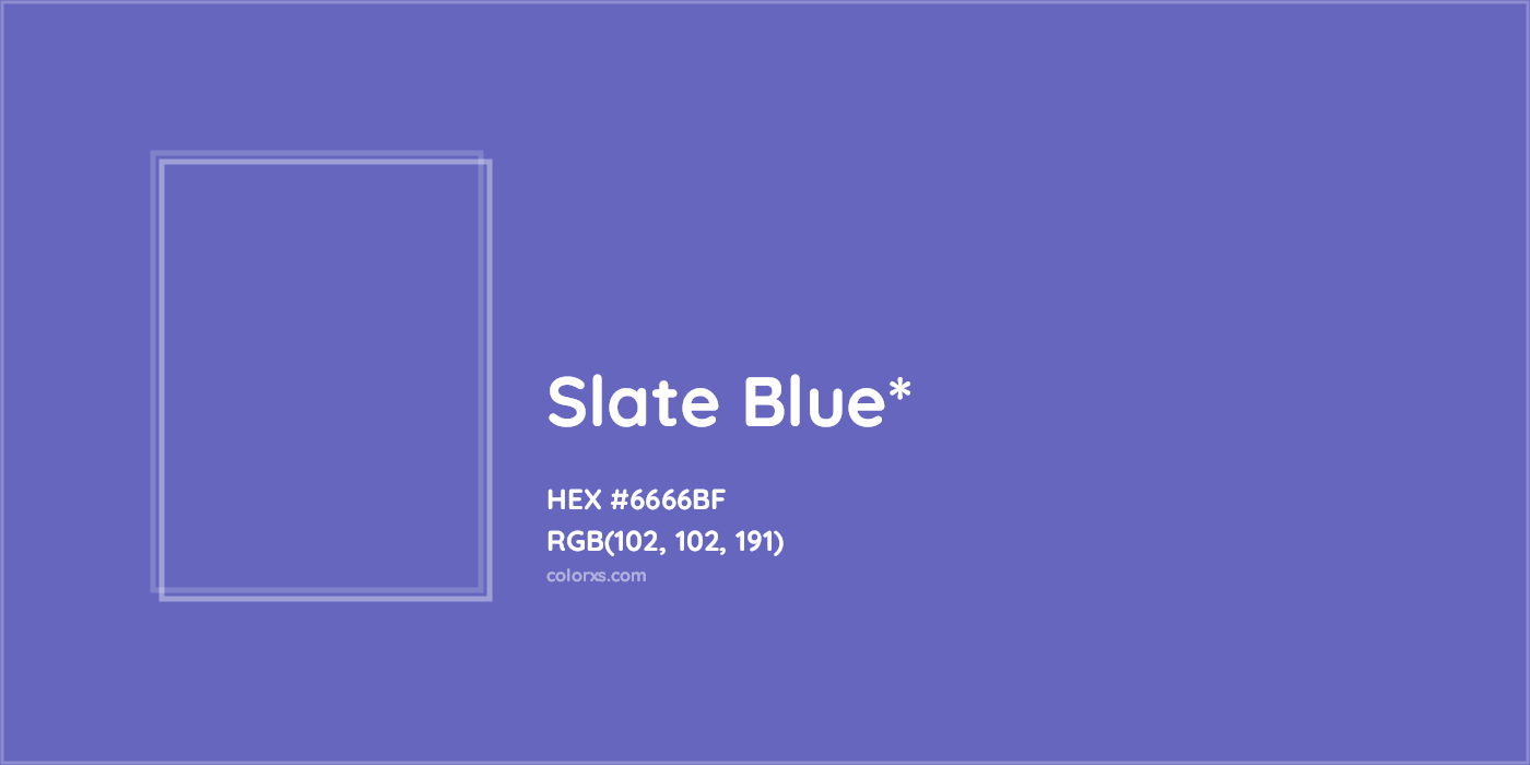 HEX #6666BF Color Name, Color Code, Palettes, Similar Paints, Images