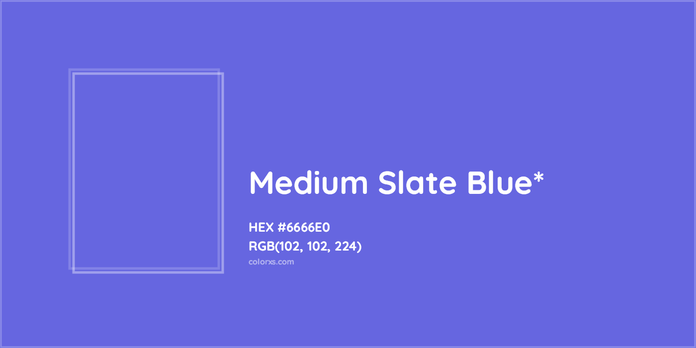 HEX #6666E0 Color Name, Color Code, Palettes, Similar Paints, Images