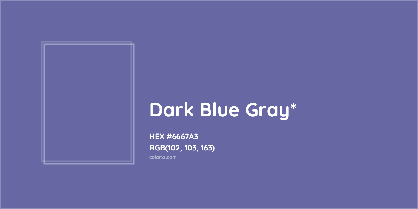 HEX #6667A3 Color Name, Color Code, Palettes, Similar Paints, Images