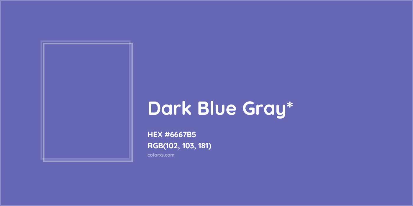 HEX #6667B5 Color Name, Color Code, Palettes, Similar Paints, Images