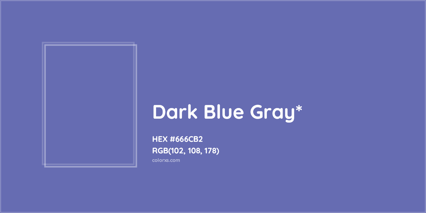 HEX #666CB2 Color Name, Color Code, Palettes, Similar Paints, Images