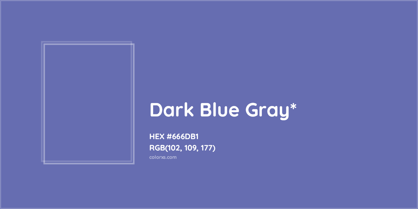 HEX #666DB1 Color Name, Color Code, Palettes, Similar Paints, Images