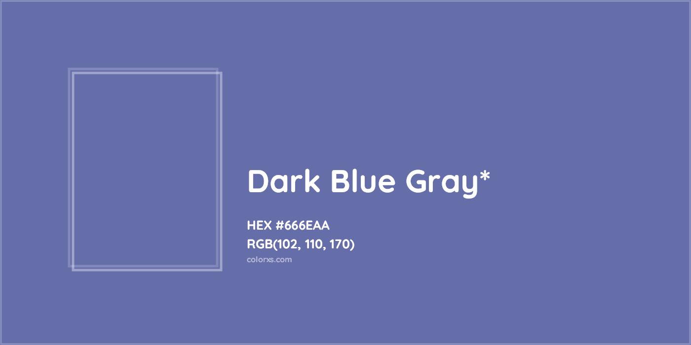HEX #666EAA Color Name, Color Code, Palettes, Similar Paints, Images
