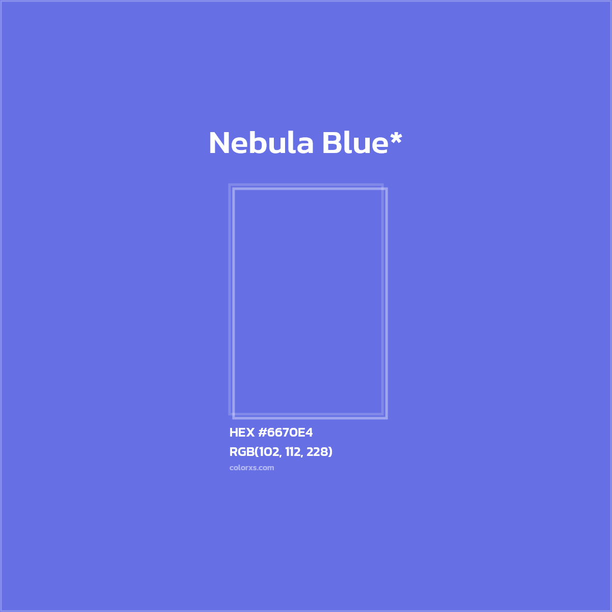 HEX #6670E4 Color Name, Color Code, Palettes, Similar Paints, Images