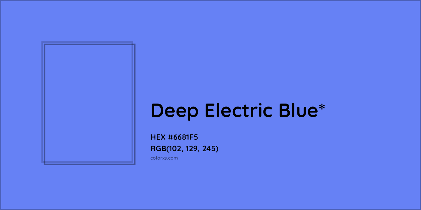 HEX #6681F5 Color Name, Color Code, Palettes, Similar Paints, Images