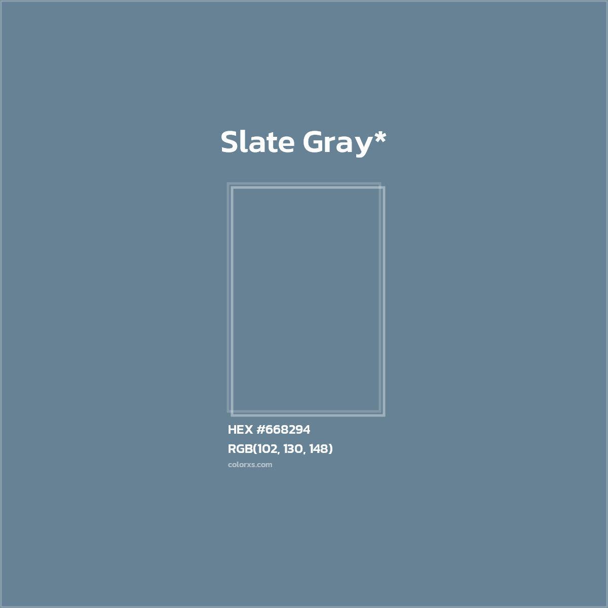 HEX #668294 Color Name, Color Code, Palettes, Similar Paints, Images