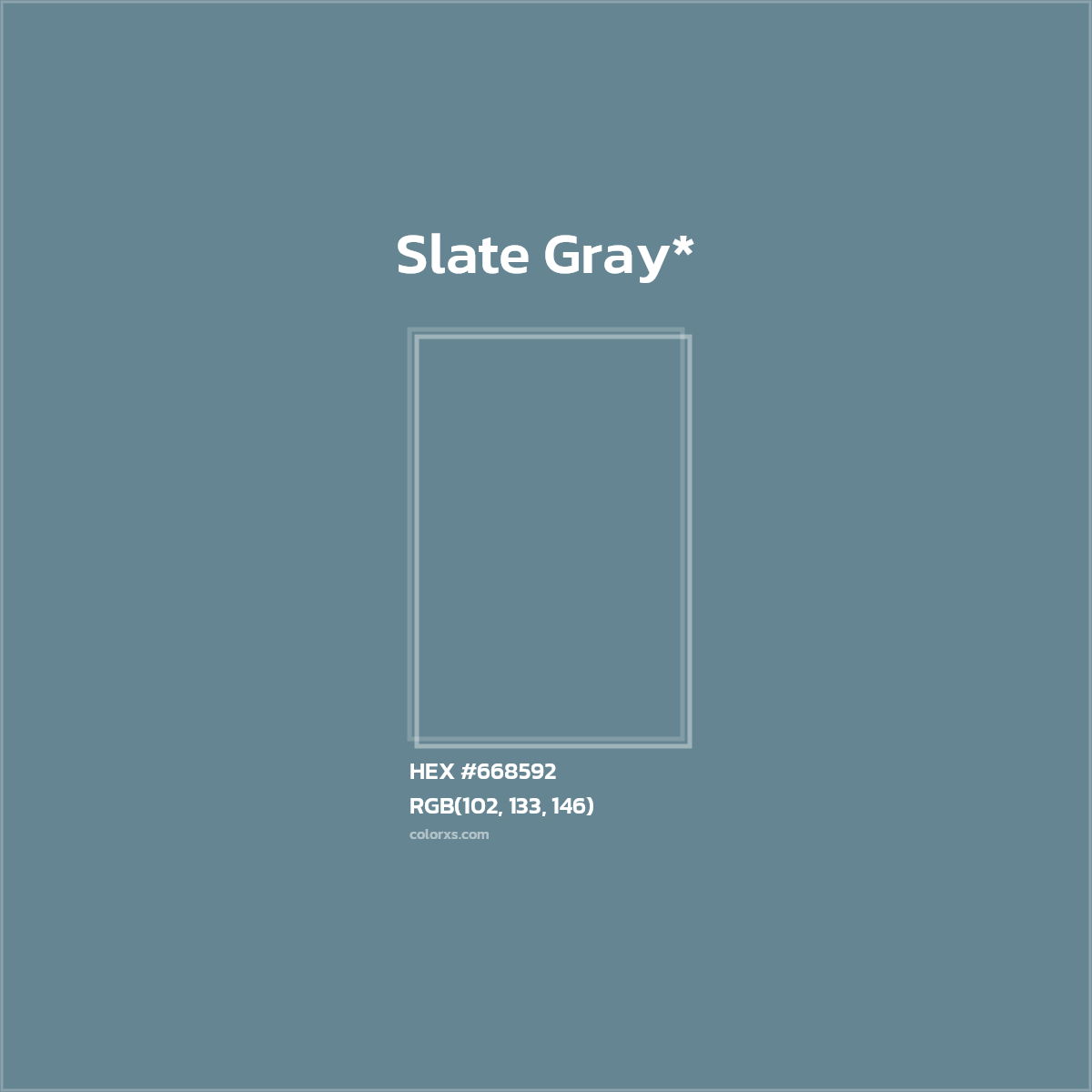 HEX #668592 Color Name, Color Code, Palettes, Similar Paints, Images