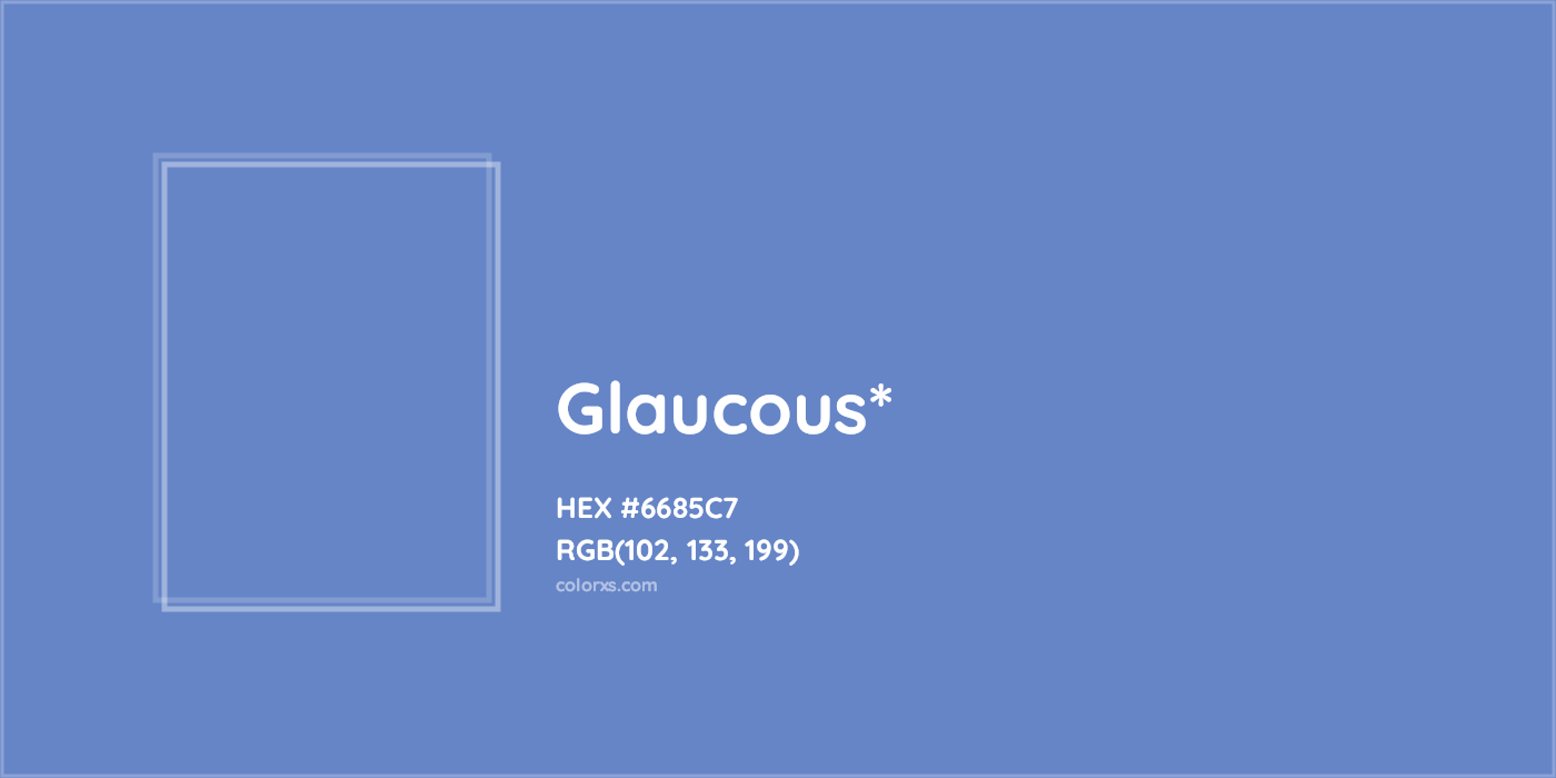 HEX #6685C7 Color Name, Color Code, Palettes, Similar Paints, Images