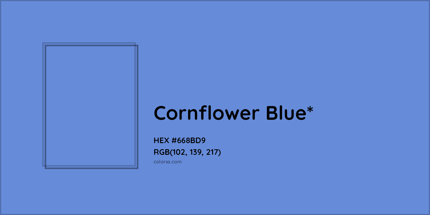 HEX #668BD9 Color Name, Color Code, Palettes, Similar Paints, Images