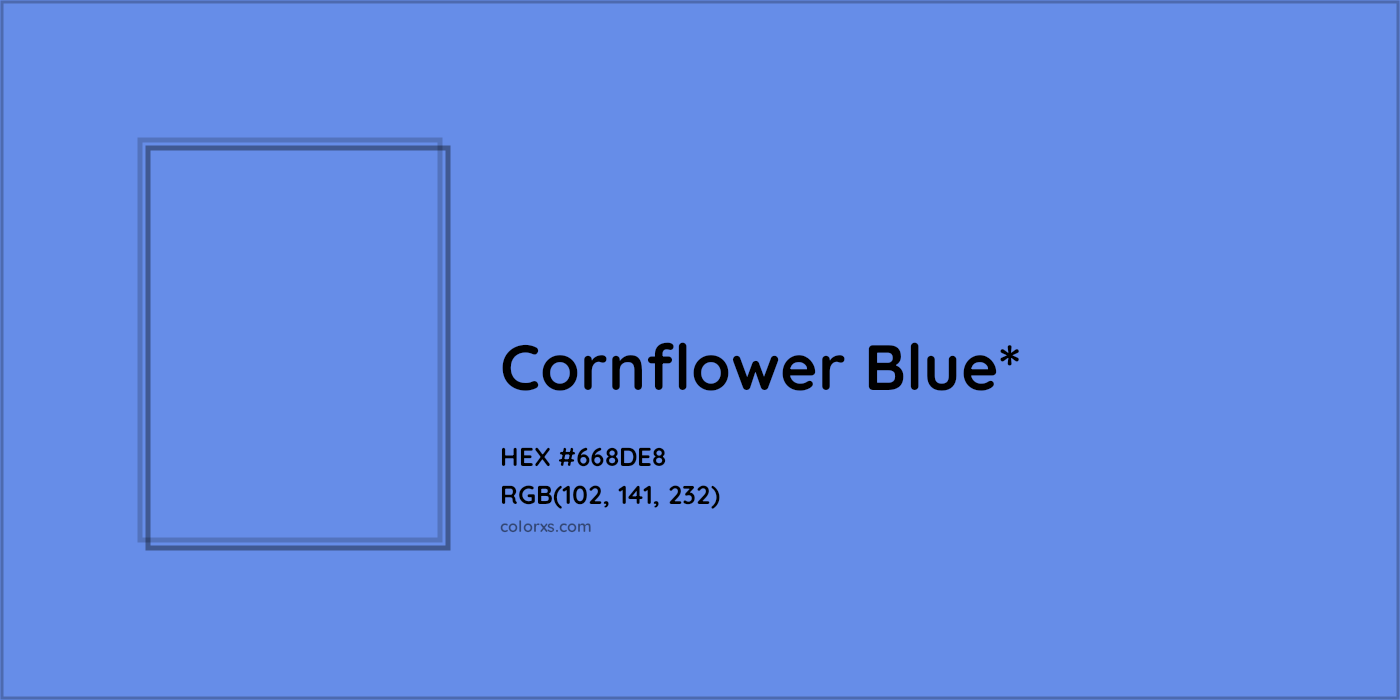 HEX #668DE8 Color Name, Color Code, Palettes, Similar Paints, Images