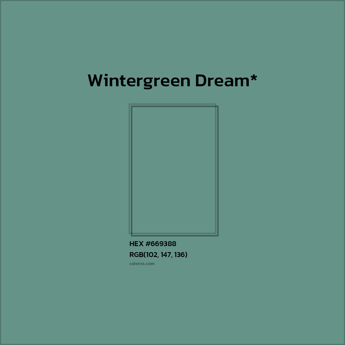 HEX #669388 Color Name, Color Code, Palettes, Similar Paints, Images