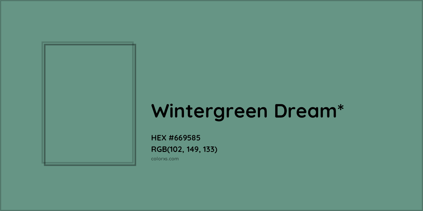 HEX #669585 Color Name, Color Code, Palettes, Similar Paints, Images