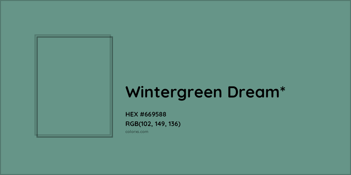HEX #669588 Color Name, Color Code, Palettes, Similar Paints, Images