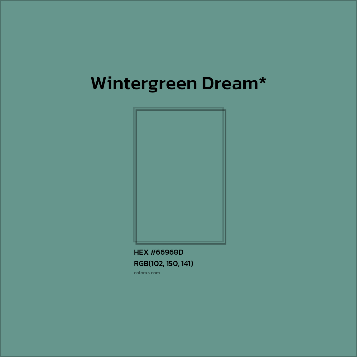 HEX #66968D Color Name, Color Code, Palettes, Similar Paints, Images