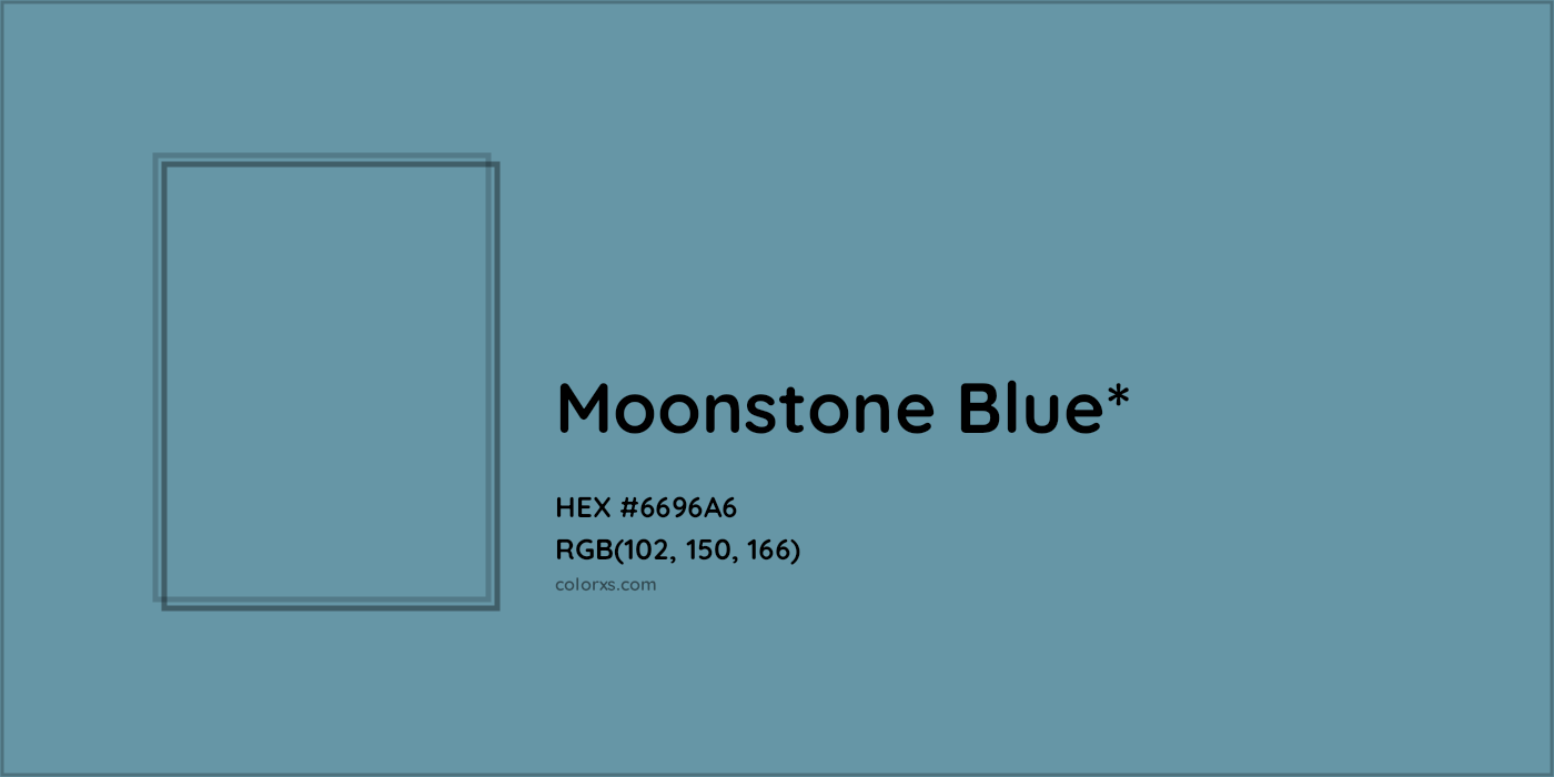 HEX #6696A6 Color Name, Color Code, Palettes, Similar Paints, Images