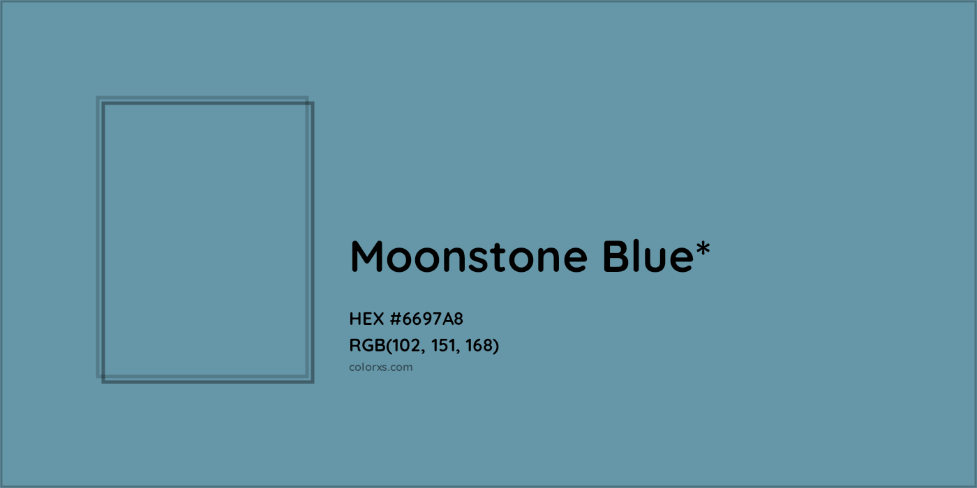 HEX #6697A8 Color Name, Color Code, Palettes, Similar Paints, Images