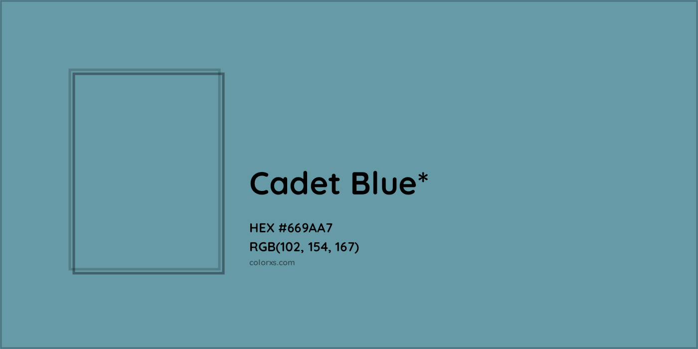 HEX #669AA7 Color Name, Color Code, Palettes, Similar Paints, Images