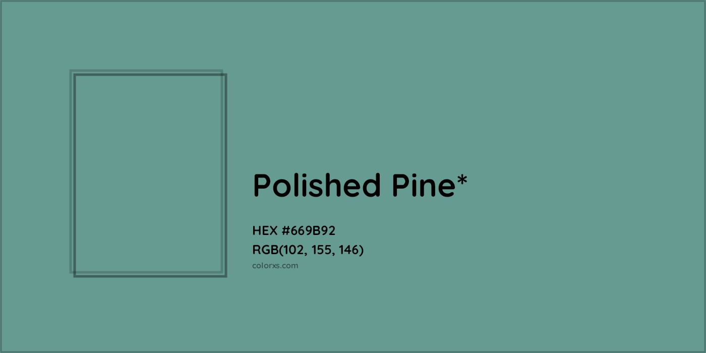 HEX #669B92 Color Name, Color Code, Palettes, Similar Paints, Images