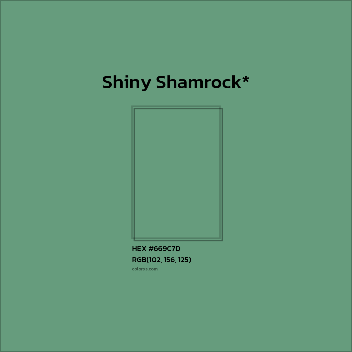 HEX #669C7D Color Name, Color Code, Palettes, Similar Paints, Images