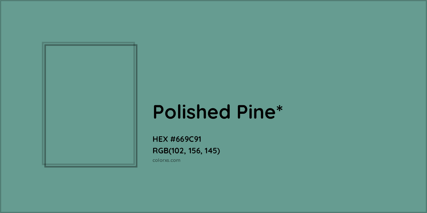HEX #669C91 Color Name, Color Code, Palettes, Similar Paints, Images